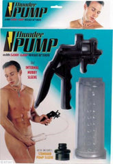 Thunder Pump With Sure Grip Hand Action Penis Pumps And Stretchers